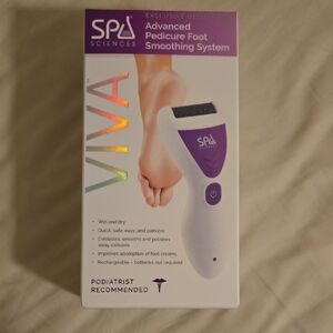 Viva Advanced Pedicure Foot Smoothing System - Purple and White